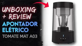 Unboxing e Review do Apontador Elétrico TOMATE MAT03