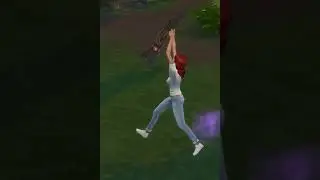 Sims 4 - Flying on a Magic Broom