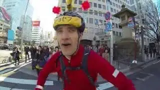 360 degree Wind-powered Helmet-Cam Prototype Test