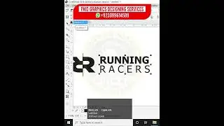 Running Racers Logo Design With Corel Draw