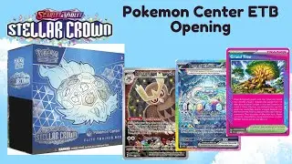Pokemon Stellar Crown ETB Opening (Pokemon Center ETB)