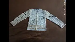 Кофта для девочки крючком