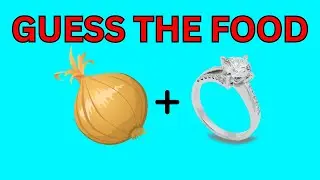 Guess the FOOD by Emoji Challenge I emoji quiz I emoji puzzles challenge I food quiz