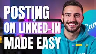 Create Professional LinkedIn Graphics in Canva FAST (Beginner Tutorial)