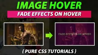How To Create Fade Effects On Images Hover Using Pure CSS By VRPawar  Plz SUBSCRIBE My Channels