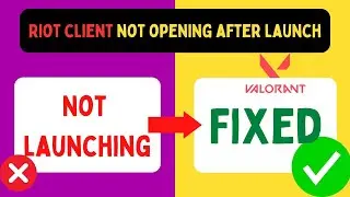 Fix Riot client not opening after launch