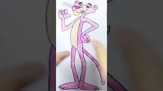 Как нарисовать РОЗОВАЯ ПАНТЕРА 
