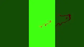 Молния футаж на зеленом фоне 