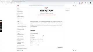 Laravel Json API Authentication - Register a user.