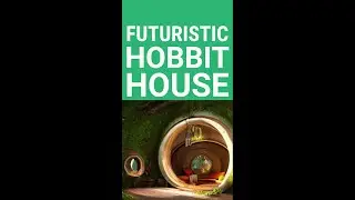 AI Prompt: Futuristic Hobbit House
