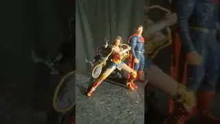 Superman Batman and Wonder woman Toys - Justice League #toyphotography #justiceleague #batman