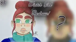 Redrawing the Winter Lady! | Three Years of Art | Where did the time go?