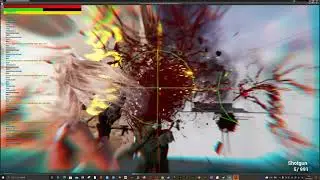 UE4 Gore Head exploded with popping eyeball and brain