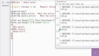 7 -Python with xlwings: Advanced Formatting Techniques for Colors, Lines, Faces, and Text Properties