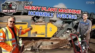 fixing HEAVY PLANT MACHINE goes HORRIBLY WRONG - EP09 #whatawaste