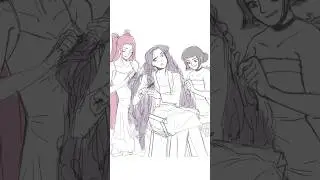 Rumi's Hair! KPop Demon Hunters Comic Dub