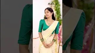 Beautiful blouse designs for Onam ❤️ #shortsvideo #saree #indianattire #asvimalayalam #fashion