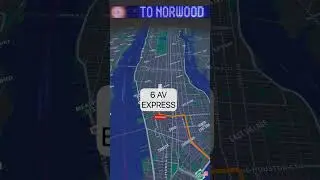 NYC Subway D Train (Coney Island to Norwood)