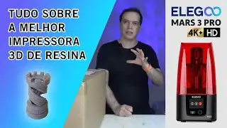 Elegoo Mars 3 Pro 4k unboxing e review