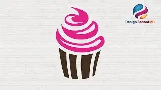 Creating a Cupcake Icon Design - Adobe illustrator Tutorial For Beginners ( No Coreldraw )