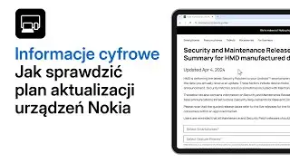 Jak sprawdzić aktualizacje Nokia przez Internet