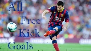 Lionel Messi | All Free KIck Goals | 2008/2014
