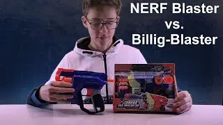 NERF Blaster vs. Billig-Blaster --- ein Schussleistungs Vergleich