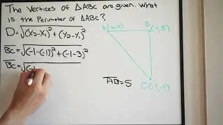 Find the Perimeter of the Triangle given the Vertices