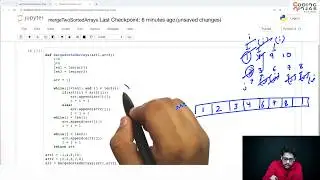 Learn how to merge two sorted array in Python!