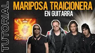 COMO tocar MARIPOSA TRAICIONERA guitarra acústica - COVER (acordes y letra)