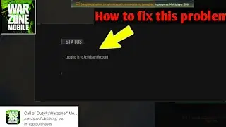 WARZONE MOBILE  l HOW TO FIX THE STUCK SCREEN PROBLEM l LOGGING IN TO ACTIVISION ACCOUNT PROBLEM