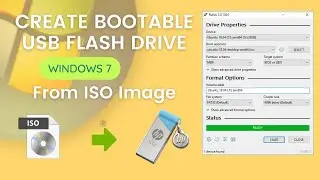 How To CREATE Windows 7 Bootable Pen Drive from Image (.ISO) FILES