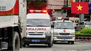 [Triple Catch!] Saigon (Vietnam) Ambulances Responding to Chợ Rẫy Hospital | Xe Cứu Thương x3