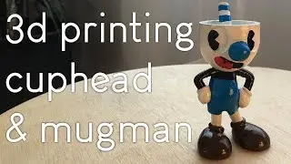 Mugman from Cuphead! (DIY 3d print)