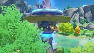 Genshin Impact: Max level Anemo Statue