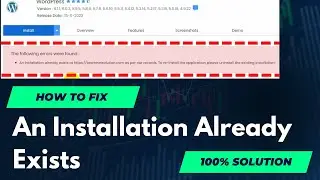 How to Fix WordPress “Installation Already Exists” problem