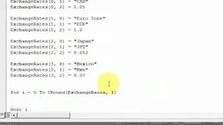 Lesson 27.4 A real work example of Arrays in VBA
