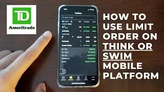 How To Use Limit Order (Think Or Swim Platform)