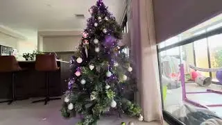 Christmas tree smoke effect with humidifier