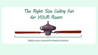 The Right Size Ceiling Fan for Your Room