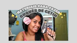 Lista com materiais essenciais para produção de buquês com flores de cetim!