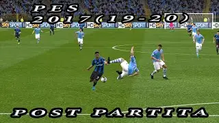 PES 2017 New Mod Gameplay Like eFootball PES2020 V3 Updated 19.10 LAZIO VS ATLANTA SERIE A