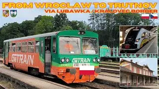 By train from WROCLAW 🇵🇱 to TRUTNOV 🇨🇿