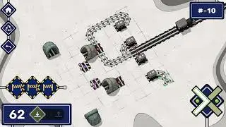 Railbound Level #-10 Walkthrough
