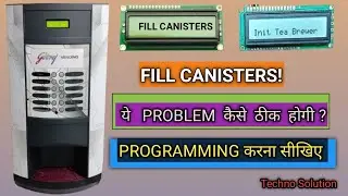 Godrej Coffee Machine Me Fill Canisters Error Ko Thik Karna Seekhiye
