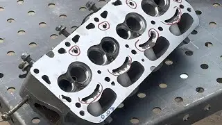 Dimet repair of cylinder head water channels