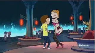 when morty looked at summer and went like woah! 😅🥵 - Family Guy 