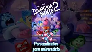 Personalizados para aniversário Divertida mente 2 #divertidamente2 #pixar #personalizados