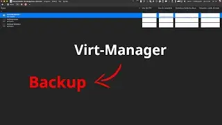 Fazendo BACKUP das VMs do Virt-Manager