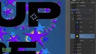 How to place vector art inside Text in Affinity Designer
